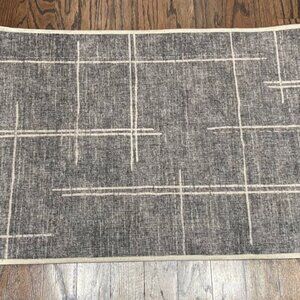 Ruggable (washable) Stellan Charcoal Area Rug 2'x3' (24"x36")